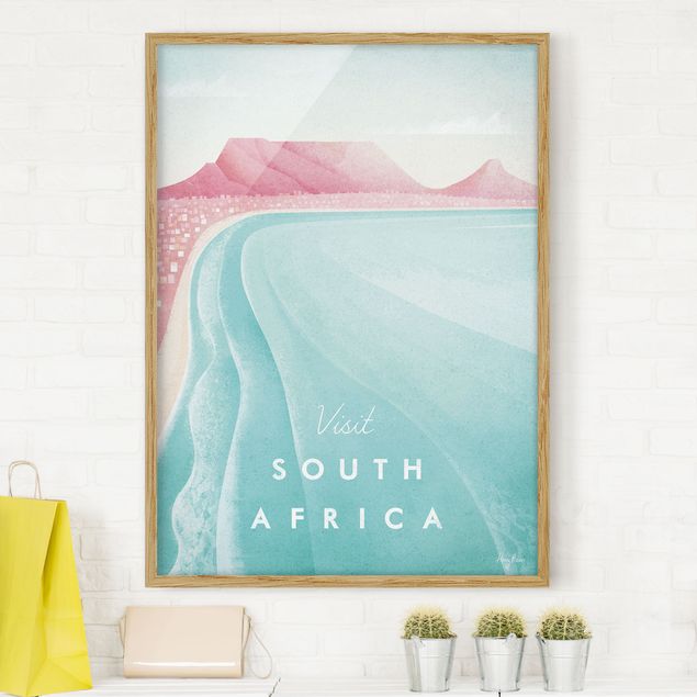 Poster con cornice - Poster Travel - Sud Africa - Verticale 4:3
