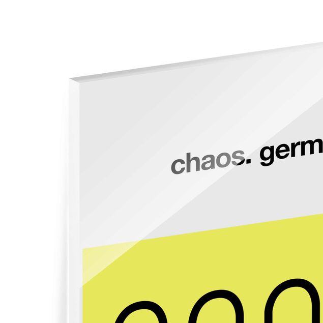 Quadro in vetro - German Chaos - Verticale 3:2