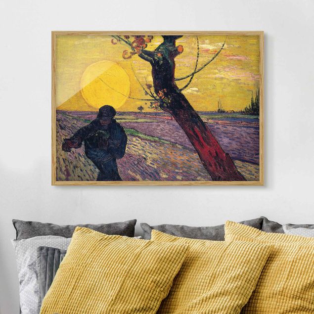 Poster con cornice - Vincent Van Gogh - Sower - Orizzontale 3:4