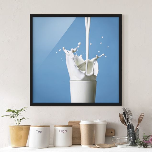Poster con cornice - Milk - Quadrato 1:1