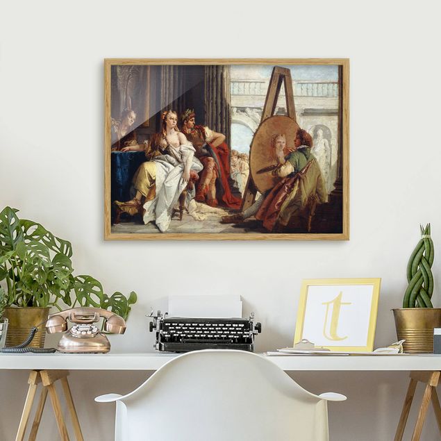 Poster con cornice - Giovanni Battista Tiepolo - Alexander The Great - Orizzontale 3:4