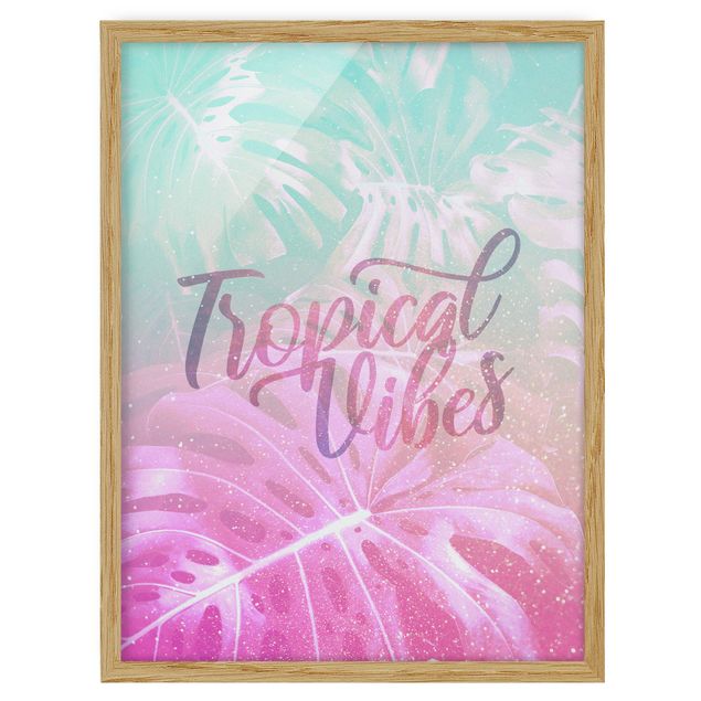 Poster con cornice - Rainbow - Tropical Vibes