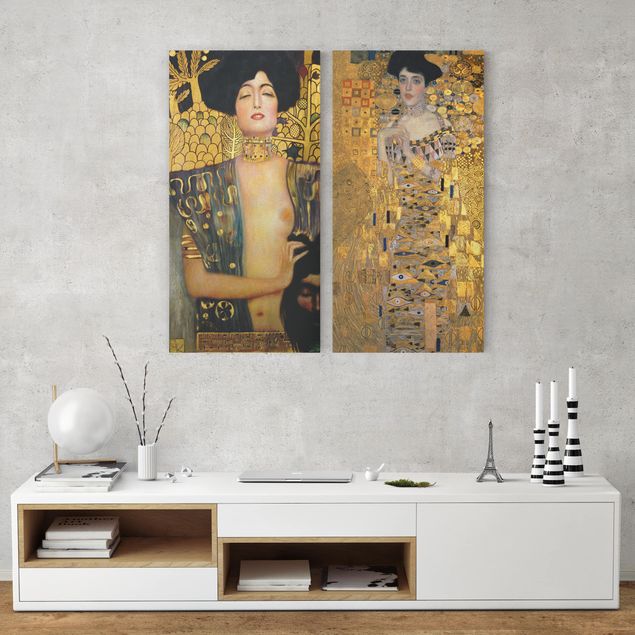 Quadri su tela Gustav Klimt - Judith e Adele
