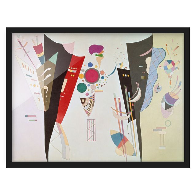 Poster con cornice - Wassily Kandinsky - The Mutual Harmony - Orizzontale 3:4