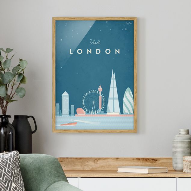 Poster con cornice - Poster Viaggio - Londra - Verticale 4:3