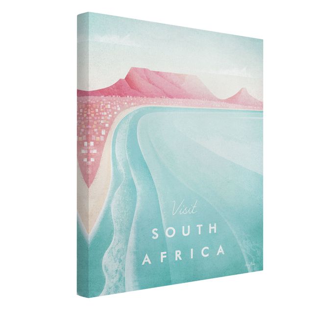 Quadri mare e spiaggia Poster di viaggio - Sudafrica