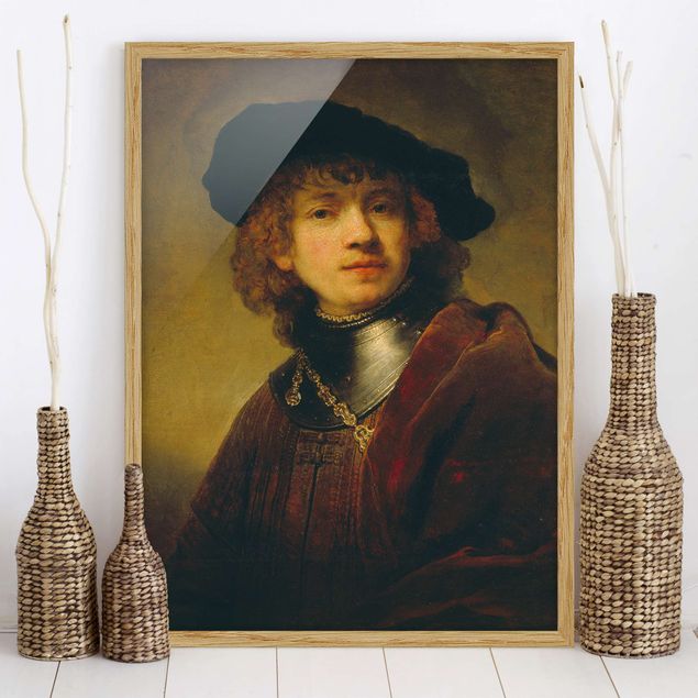 Poster con cornice - Rembrandt Van Rijn - Self-Portrait - Verticale 4:3