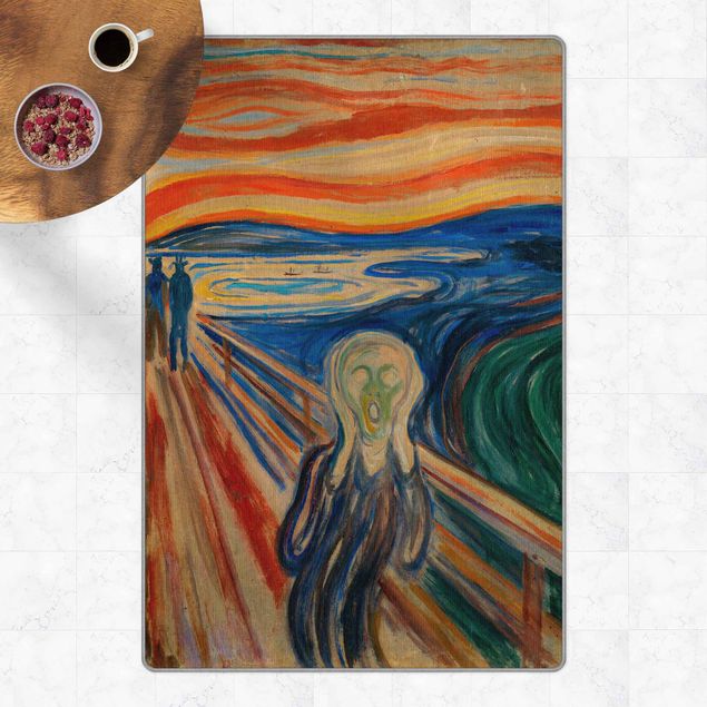 Tappeti moderni colorati Edvard Munch - L'urlo
