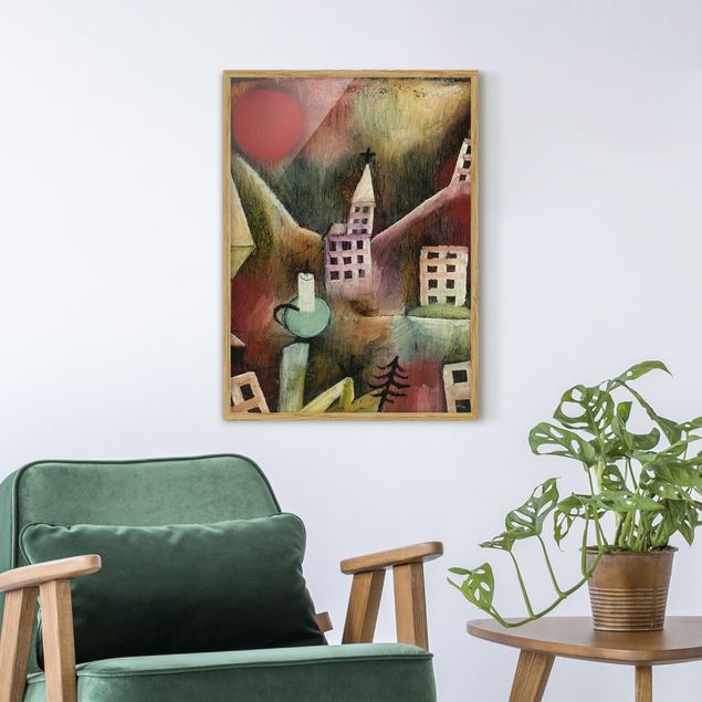 Abstrakte Kunst Paul Klee - Villaggio distrutto