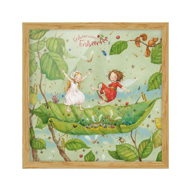 Poster con cornice - The Strawberry Fairy - Trampoline - Quadrato 1:1