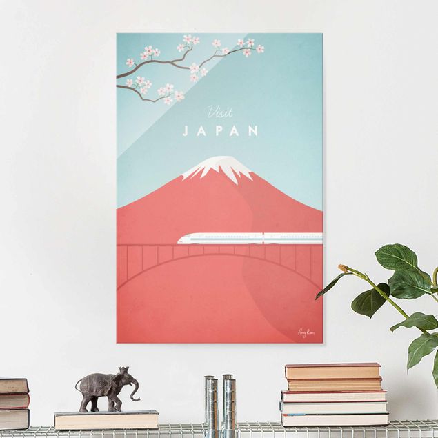 Lavagna magnetica vetro Poster di viaggio - Giappone