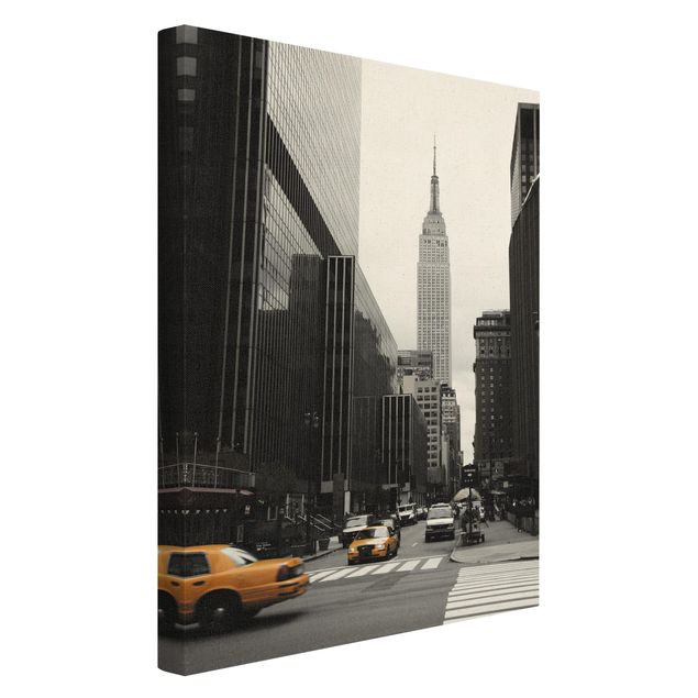 Quadro su tela naturale - Empire State Building - Formato verticale 2:3