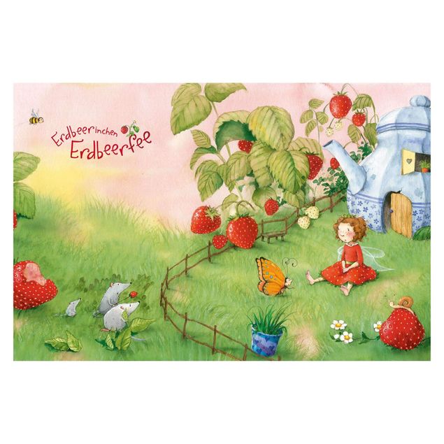 Carta da parati - The Strawberry Fairy - In the garden