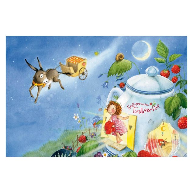 Carta da parati - The Strawberry Fairy - Little Donkey Casimir