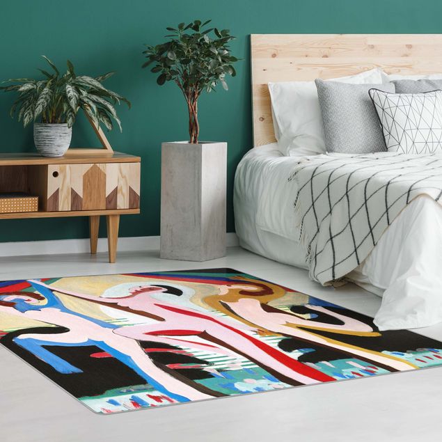 Tappeti bagno moderni Ernst Ludwig Kirchner - Danza di colori
