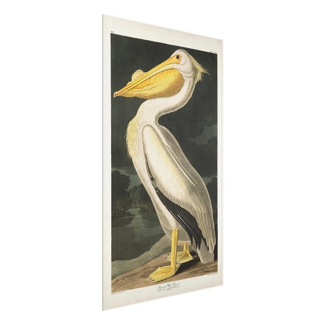 Quadro in vetro - Pelican White Board Vintage - Verticale 3:2