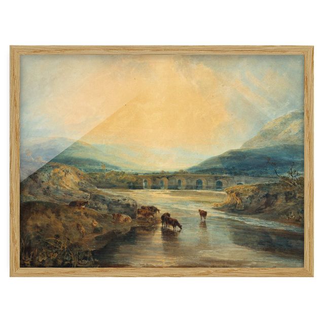 Poster con cornice - William Turner - Clearing Up - Orizzontale 3:4