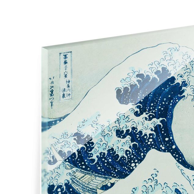 Quadro in vetro - Katsushika Hokusai - La grande onda a Kanagawa - Orizzontale 2:3