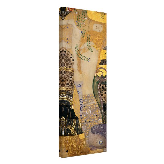 Quadri moderni per soggiorno Gustav Klimt - Serpenti d'acqua I