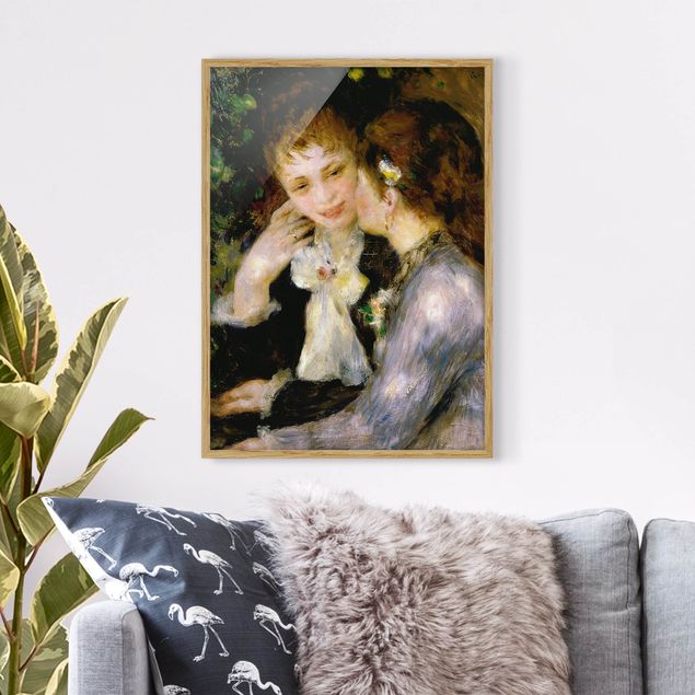 Poster con cornice - Auguste Renoir - Confidences - Verticale 4:3