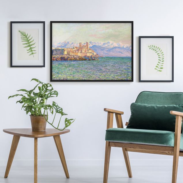 Poster con cornice - Claude Monet - Antibes Le Fort - Orizzontale 3:4