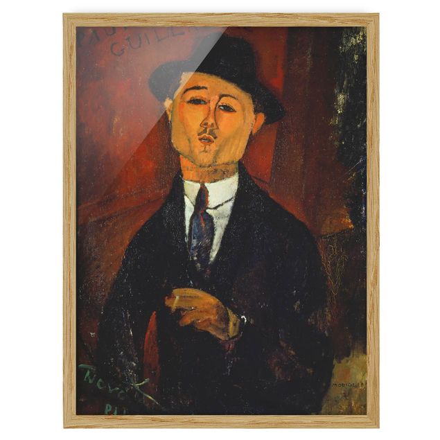 Poster con cornice - Amedeo Modigliani - Portrait Of Paul Guillaume - Verticale 4:3