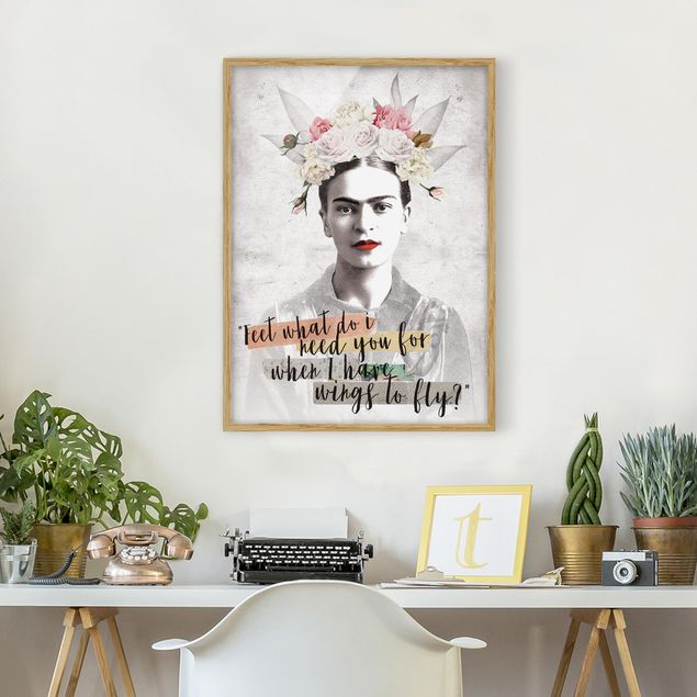 Poster con cornice - Frida Kahlo - rate