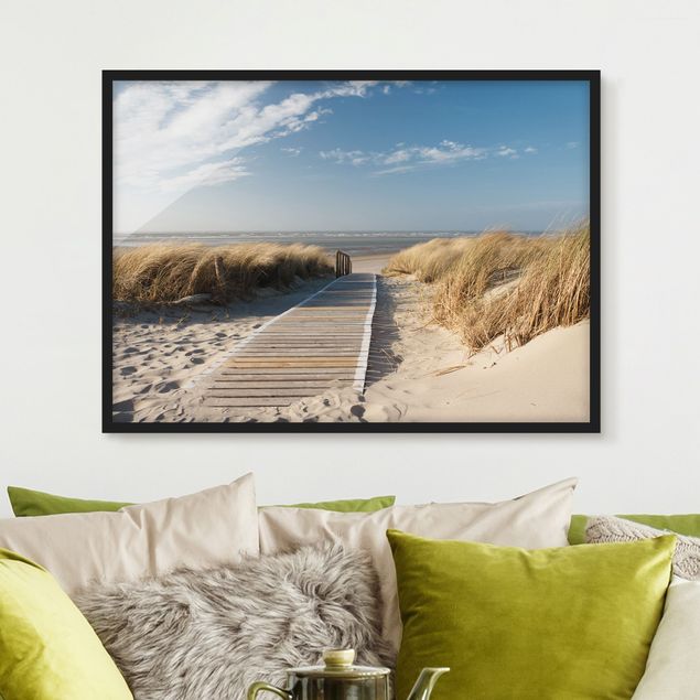 Poster con cornice - Baltic Sea Beach - Orizzontale 3:4