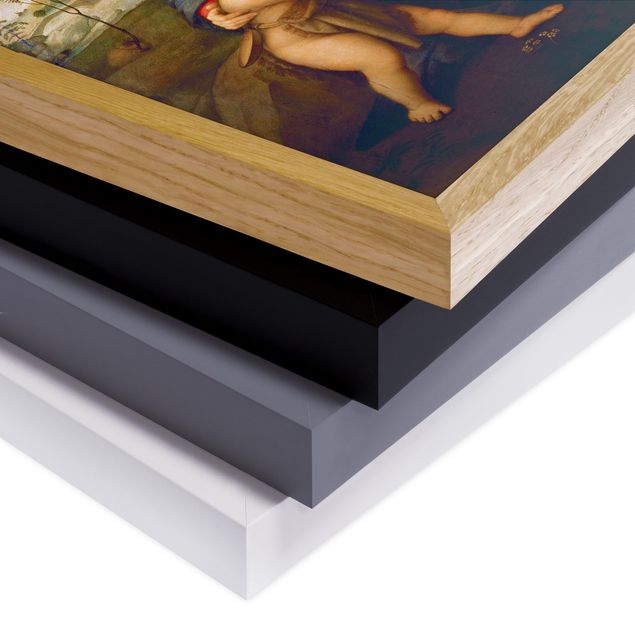 Poster con cornice - Raffael - Madonna Of The Goldfinch - Verticale 4:3