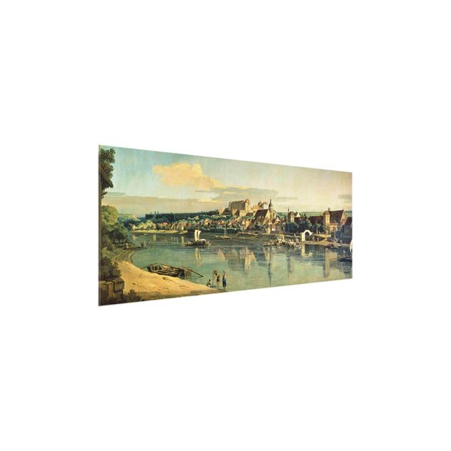 Quadro in vetro - Bernardo Bellotto - View Of Pirna - Panoramico