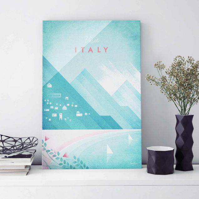 Lavagna magnetica vetro Poster di viaggio - Italia