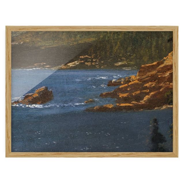 Poster con cornice - Albert Bierstadt - California Coast - Orizzontale 3:4