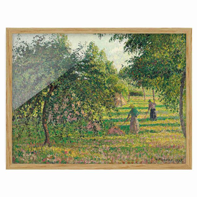 Poster con cornice - Camille Pissarro - Apple Trees - Orizzontale 3:4