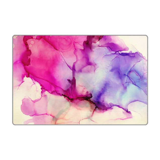 Tappeti  - Composizione di colori in rosa e viola