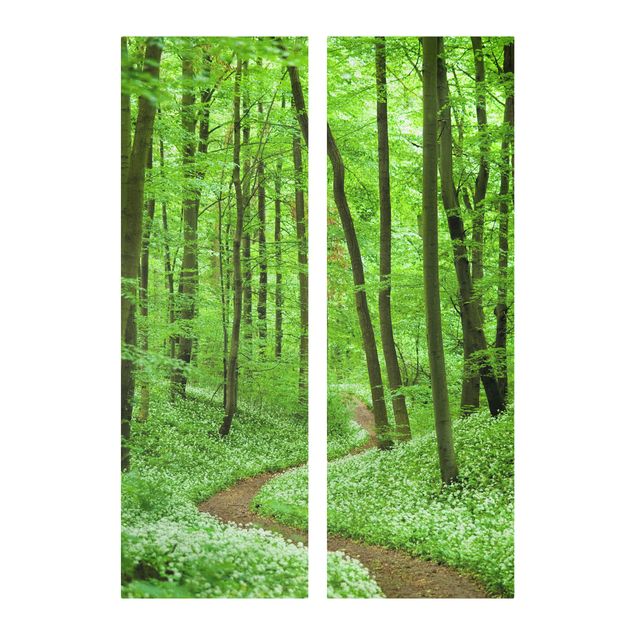 Stampa su tela 2 parti - Romantic Forest Track - Pannello
