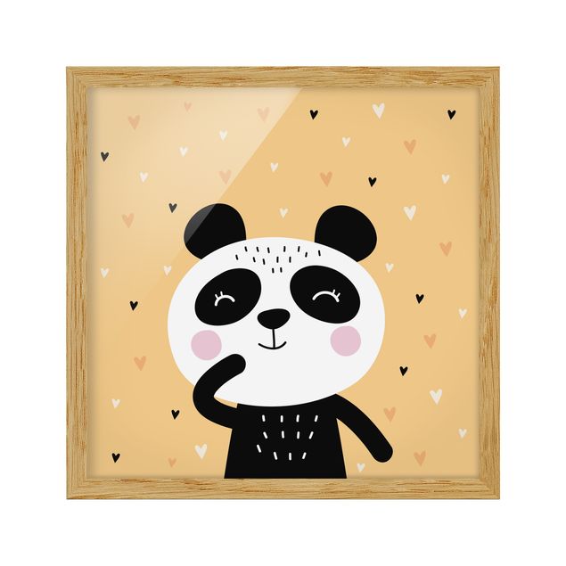 Poster con cornice - The Happy Panda