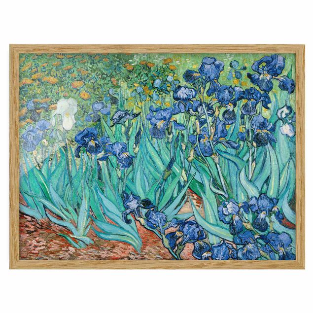 Poster con cornice - Vincent Van Gogh - Iris - Orizzontale 3:4