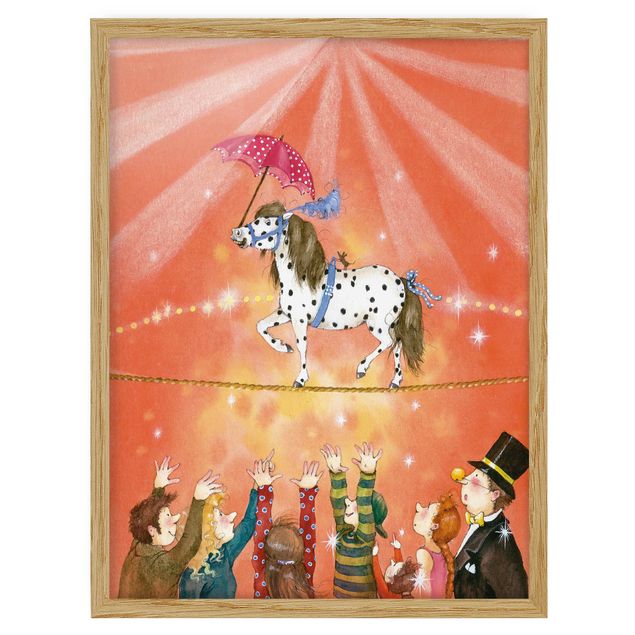 Poster con cornice - Circus Pony Micki - Verticale 4:3