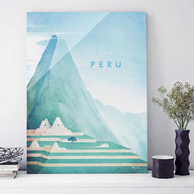 Lavagna magnetica vetro Poster di viaggio - Perù