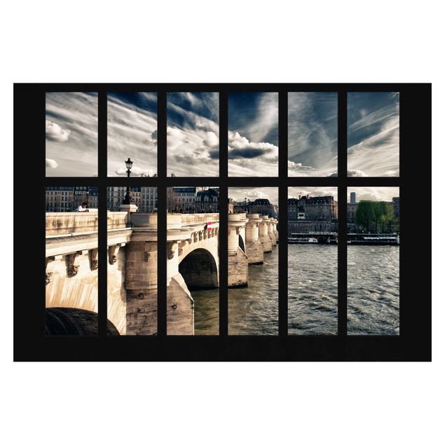Carta da parati - Window Bridge Paris