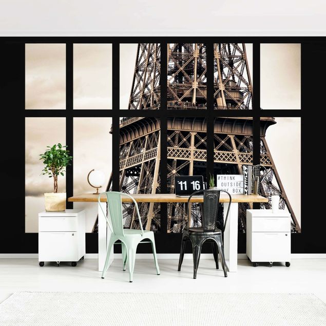 Philippe Hugonnard quadri Finestra - Torre Eiffel Parigi