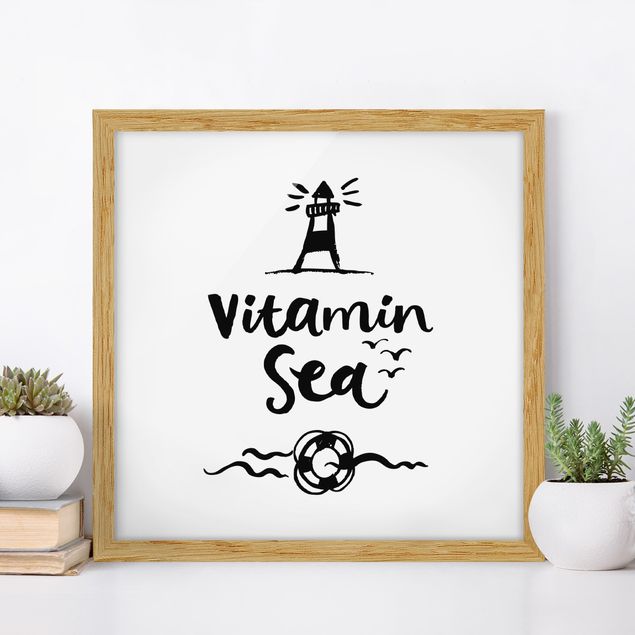 Poster con cornice - vitamina Sea