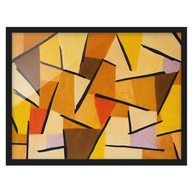 Poster con cornice - Paul Klee - Harmonized Fight - Orizzontale 3:4