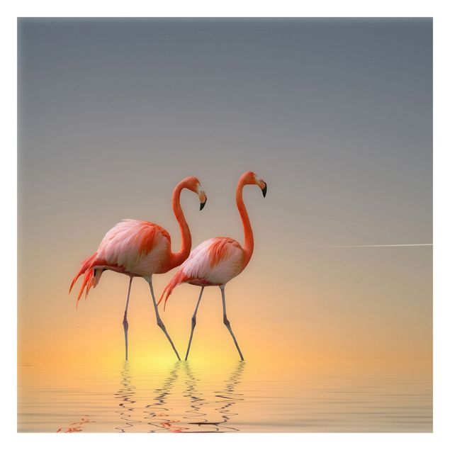 Carta da parati - Flamingo Love