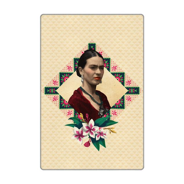 Tappeti  - Frida Kahlo - Fiori e geometria