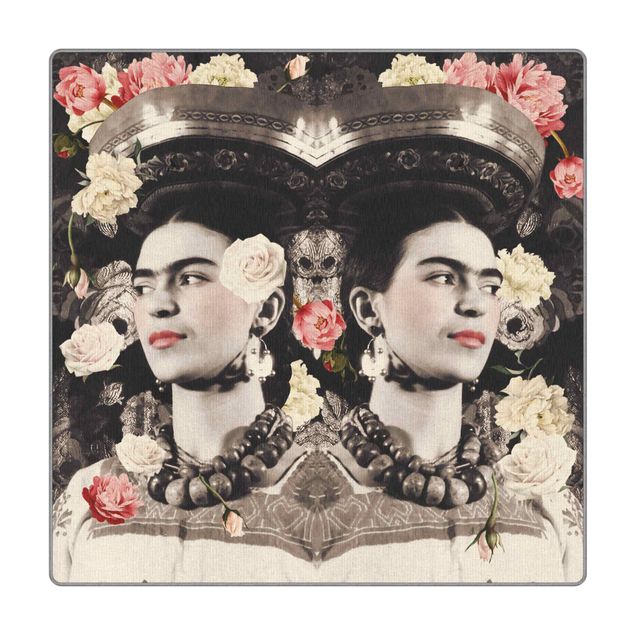 Tappeti effetto naturale Frida Kahlo - Mare di fiori