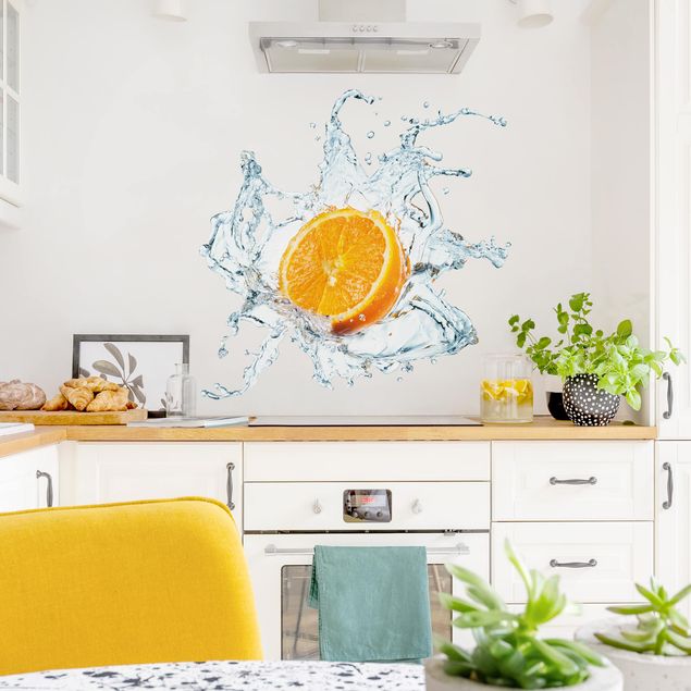 Adesivo murale - Arancia fresca