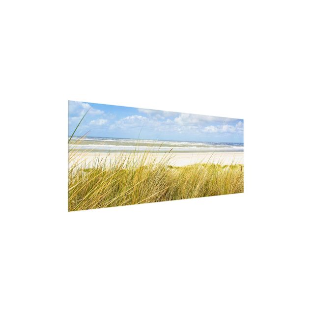 Quadro in vetro - On the North Sea coast - Panoramico