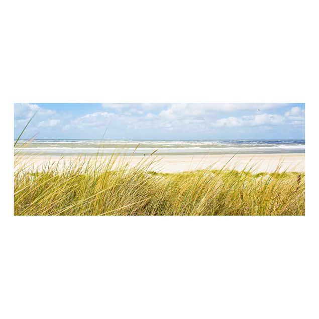 Quadro in vetro - On the North Sea coast - Panoramico