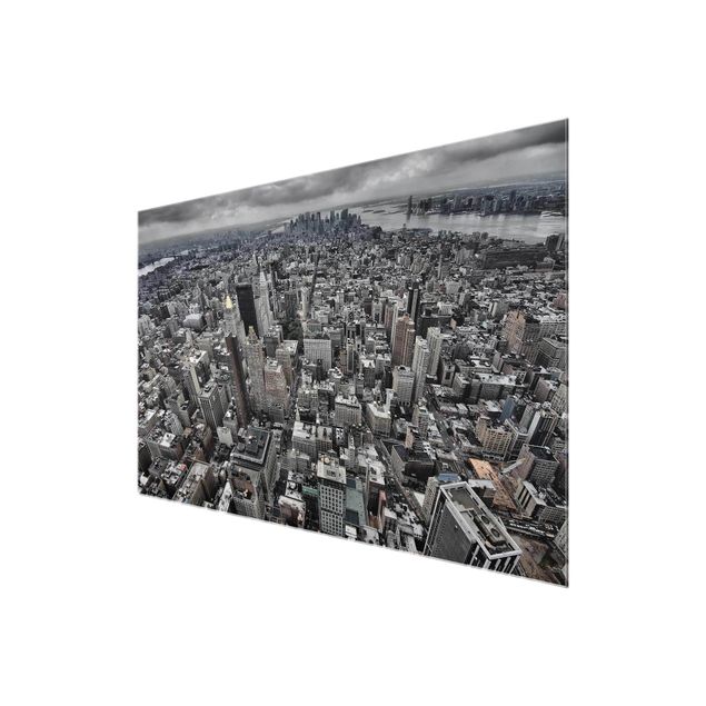 Quadro in vetro - View Over Manhattan - Orizzontale 3:2